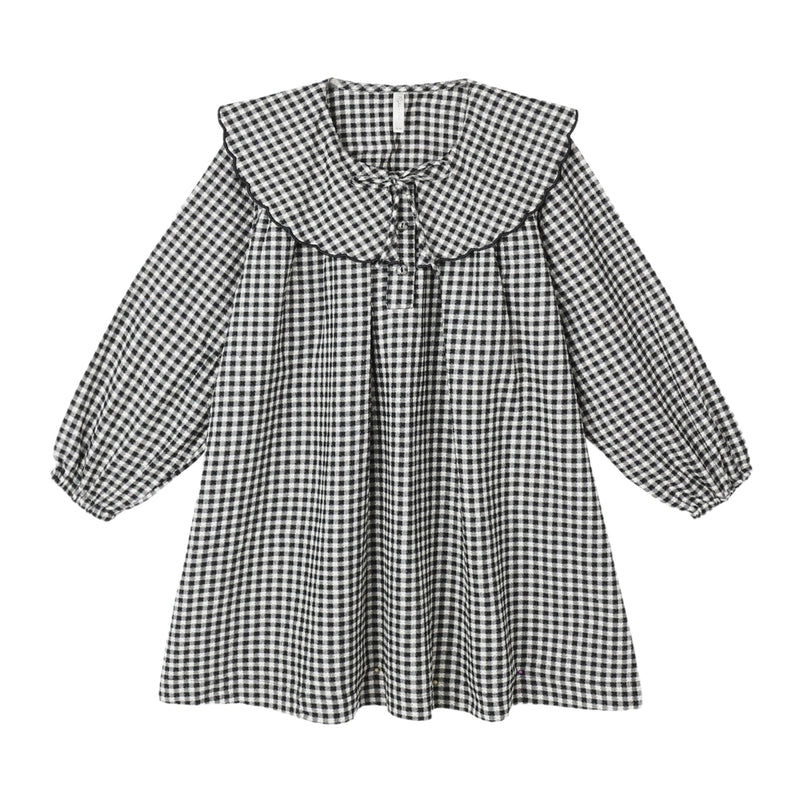 Mini Dress - Black Gingham by Rylee + Cru