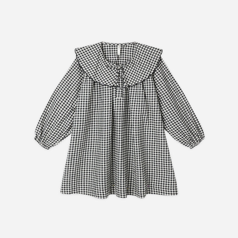 Mini Dress - Black Gingham by Rylee + Cru