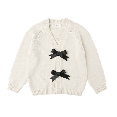 Bow Cardigan - Natural by Rylee + Cru