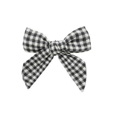 Bow - Black Gingham by Rylee + Cru