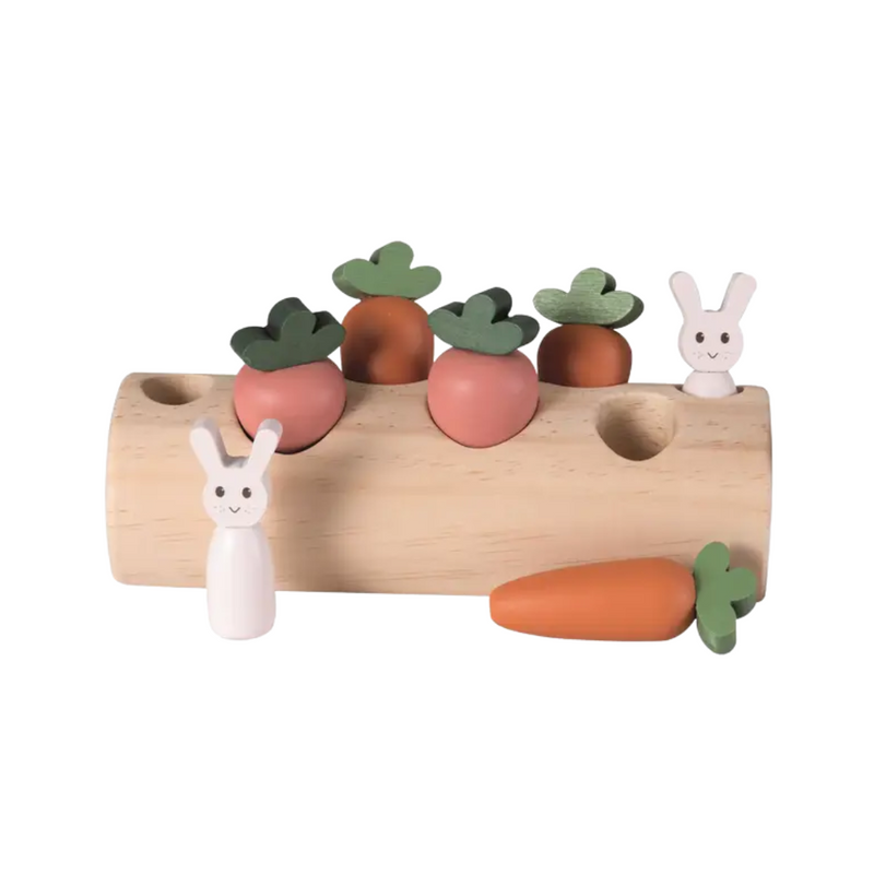 Rabbit and Vegetables In a Log by Egmont