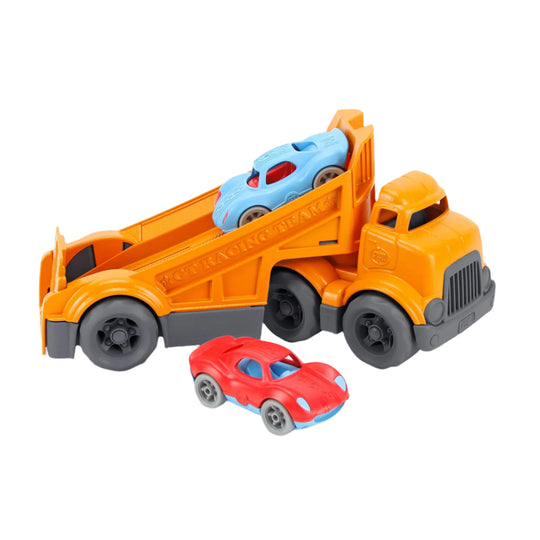 Racing Truck with Two Racers by Green Toys