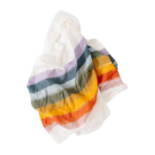 Rainbow Connection Swaddle by Clementine Kids