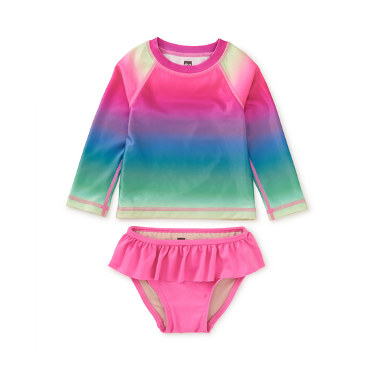 Rash Guard Baby Swim Set - Rio de Janiero Rainbow by Tea Collection - FINAL SALE