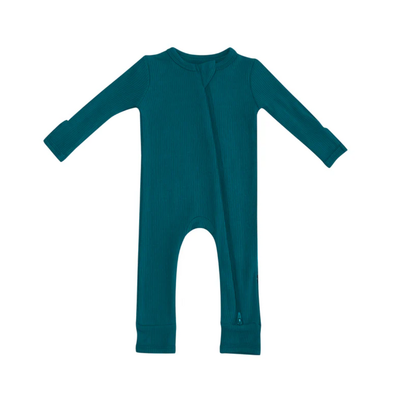 Ribbed Zippered Romper - Loch by Kyte Baby