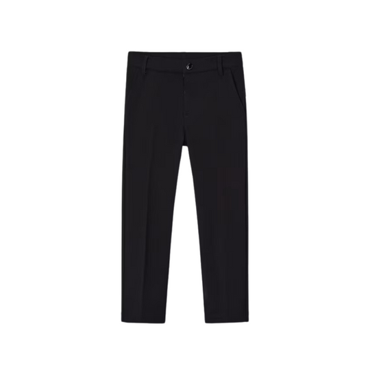 Roma Stitch Trousers - Black by Mayoral - FINAL SALE