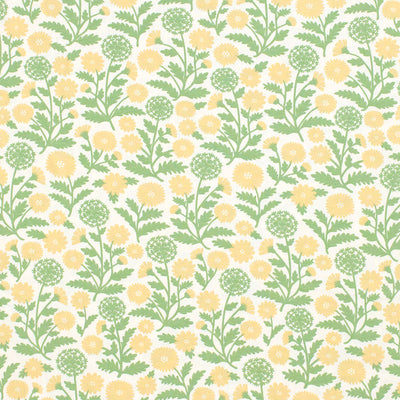 Alberta Dress - Dandelions Green & Yellow by Winter Water Factory
