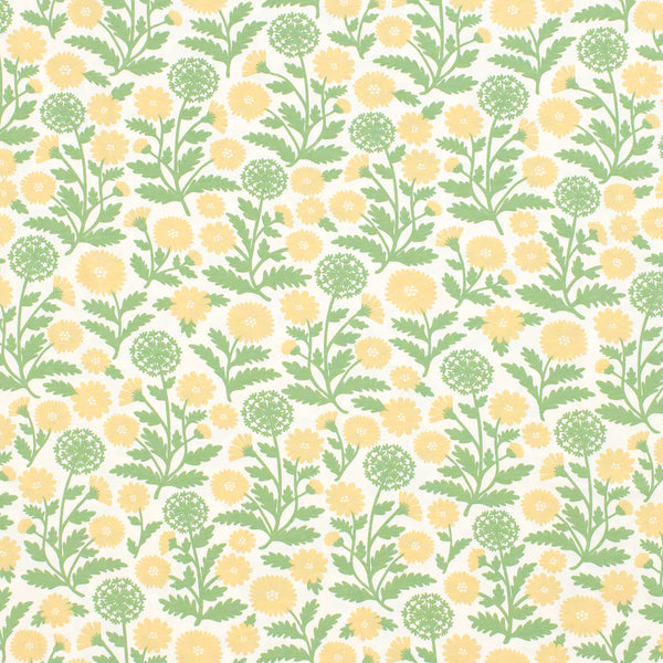 Alberta Dress - Dandelions Green & Yellow by Winter Water Factory