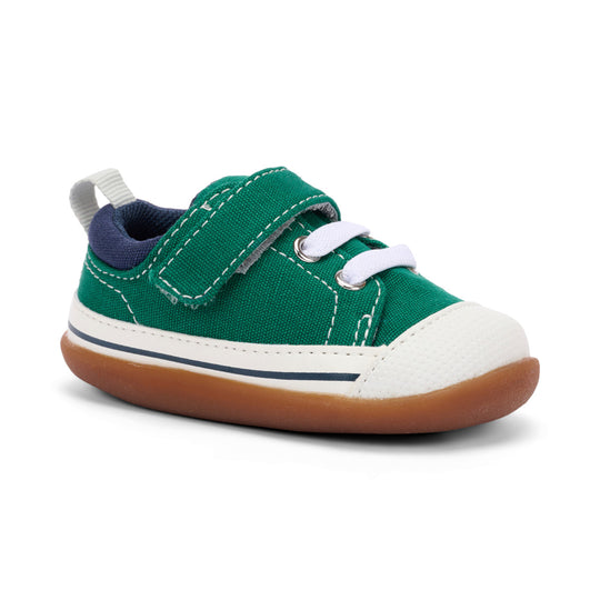 Stevie II Infant Shoe - Green by See Kai Run - FINAL SALE