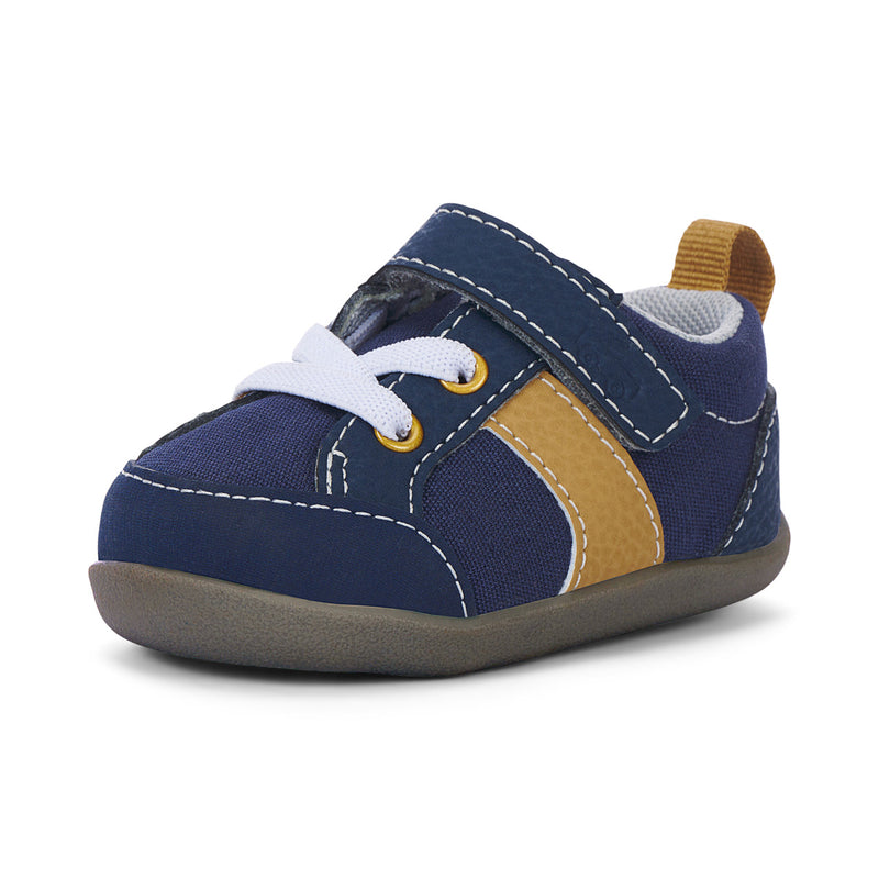 Connor First Walker Shoe - Navy by See Kai Run