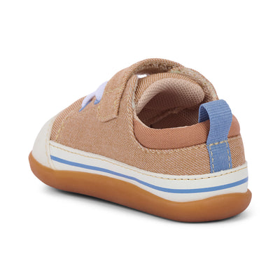 Stevie Mini First Walker Shoe - Khaki by See Kai Run