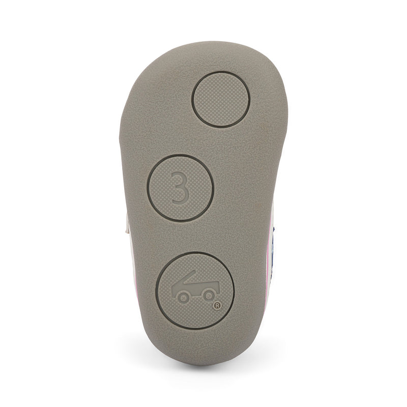 Stevie Mini First Walker Shoe - Navy Denim/Stars by See Kai Run