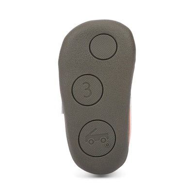 Stevie Mini First Walker Shoe - Gray Denim by See Kai Run