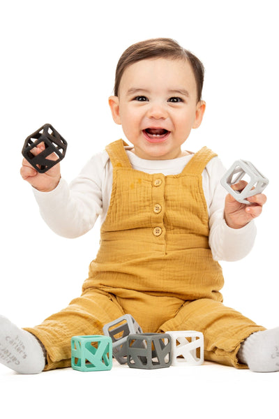 Stack N Chew Cubes - Monochrome by Malarkey Kids