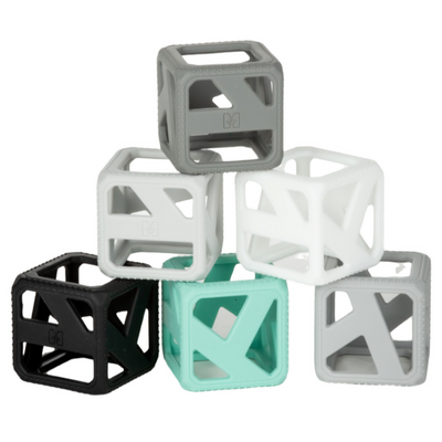 Stack N Chew Cubes - Monochrome by Malarkey Kids
