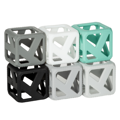 Stack N Chew Cubes - Monochrome by Malarkey Kids
