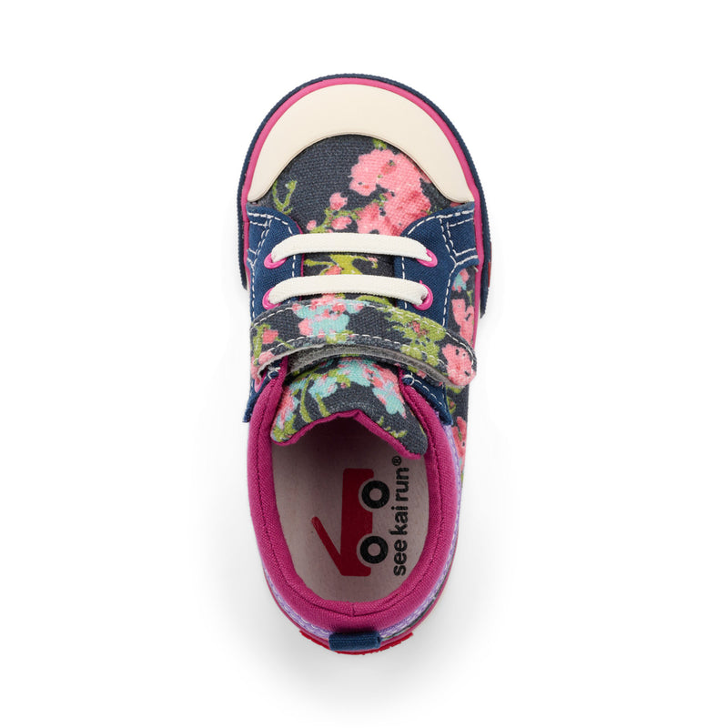 Kristin Shoe - Navy Floral by See Kai Run