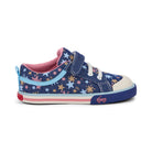 Children's sneaker with star pattern on a white background