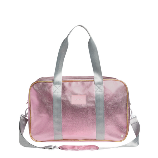 Rockaway Duffle - Pink/Silver by State Bags