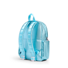 Light blue backpack on a white background