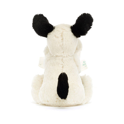 Soother Bashful Black + Cream Puppy by Jellycat
