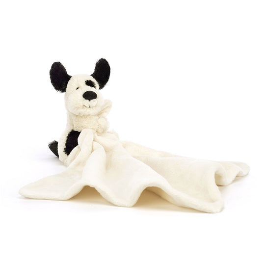 Black & Cream Puppy Soother by Jellycat