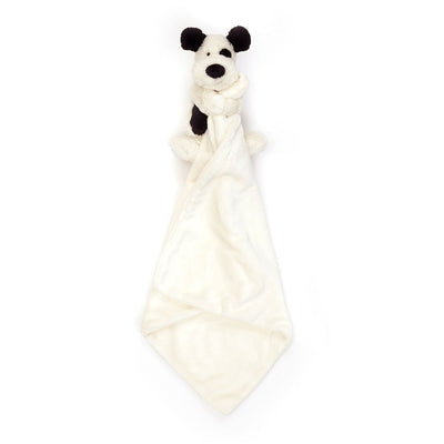 Soother Bashful Black + Cream Puppy by Jellycat