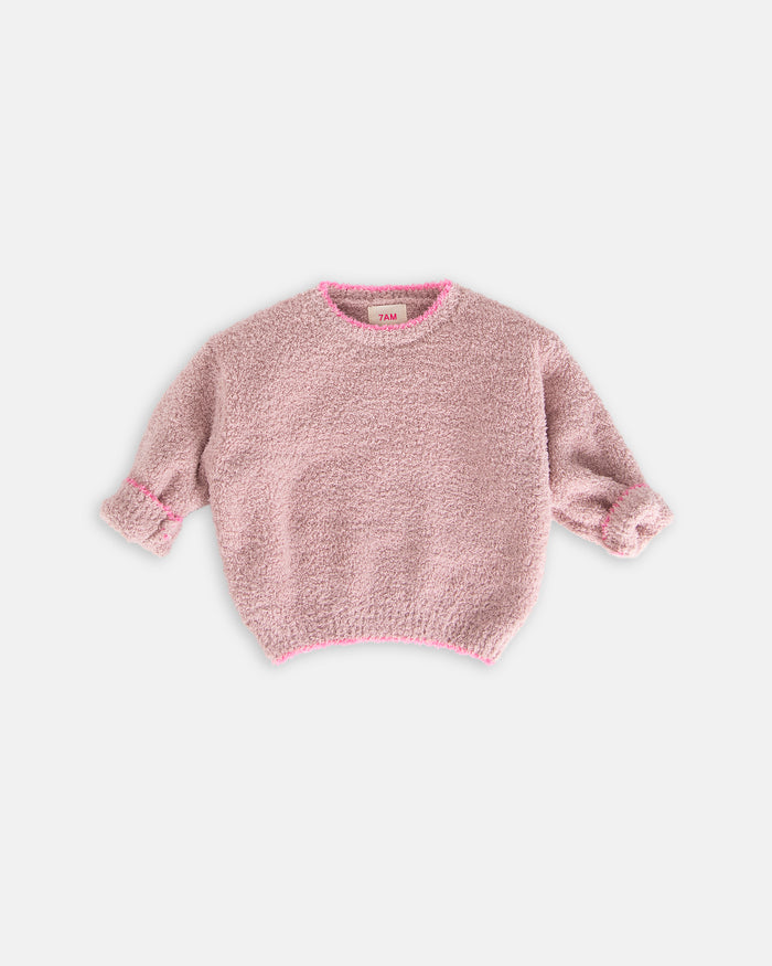 Boxy Sweater - Fuzzy by 7AM Enfant