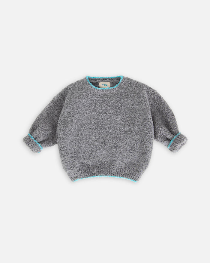 Boxy Sweater - Fuzzy by 7AM Enfant