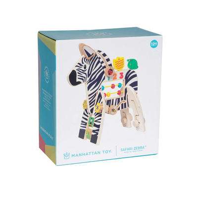 Safari Zebra Activity Toy by Manhattan Toy