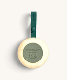 Ergonomic pouch with glowing light on a white background
