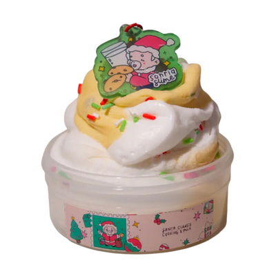 Santa Claus' Cookies and Milk Slime by Sonria Slime