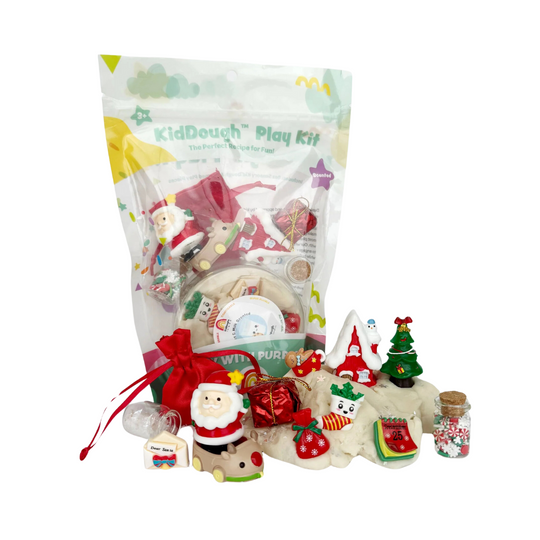 Santa's Cottage Sensory Dough Play Kit by Earth Grown KidDoughs