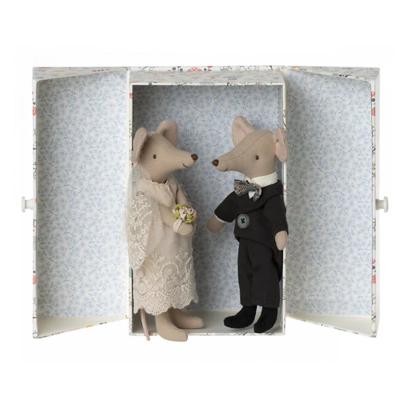Wedding Mice Couple in Box by Maileg