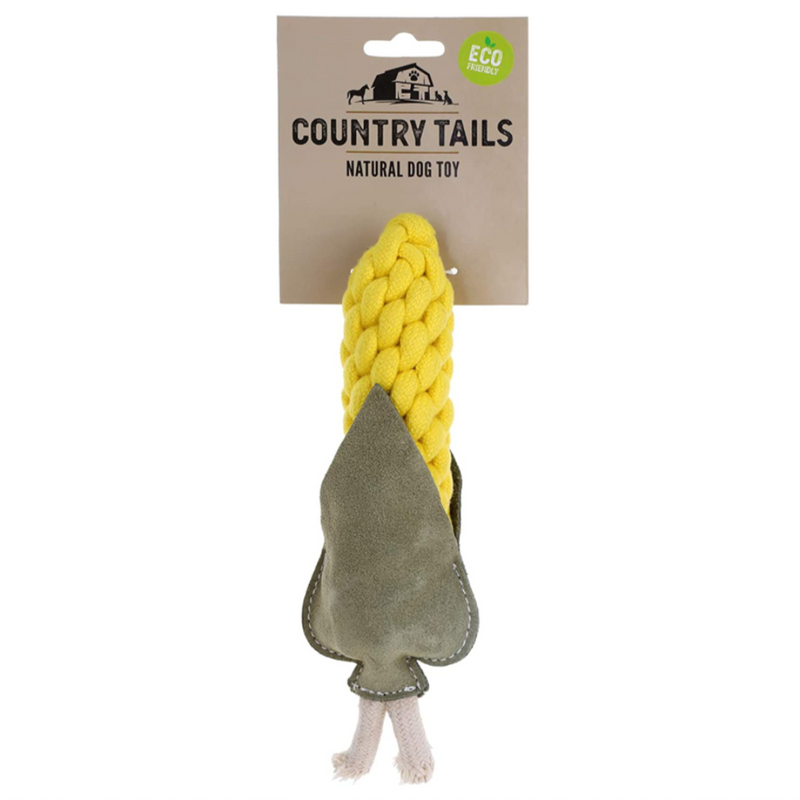 Country Tails - Veggie Patch Rope Toy - Corn by DOOG