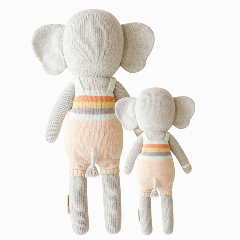 Evan the Elephant by Cuddle + Kind