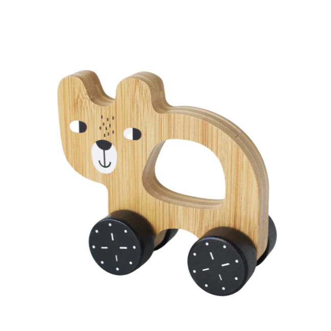 Push Toy - Bear by Wee Gallery
