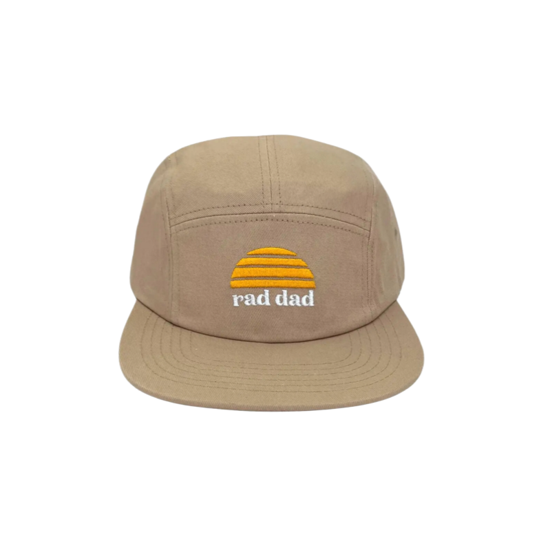 Rad Dad Five Panel Cap - Sand by Banabae
