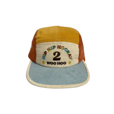 2nd Birthday Cord Cap - Primary Spliced by Banabae