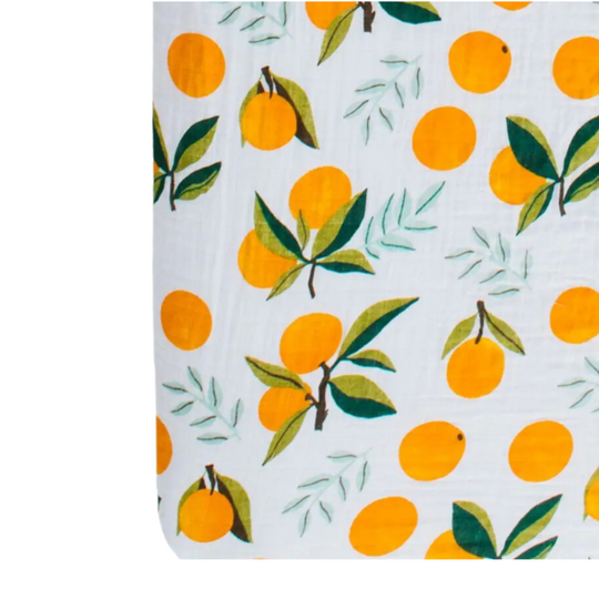 Cotton Muslin Crib Sheet - Clementine by Clementine Kids