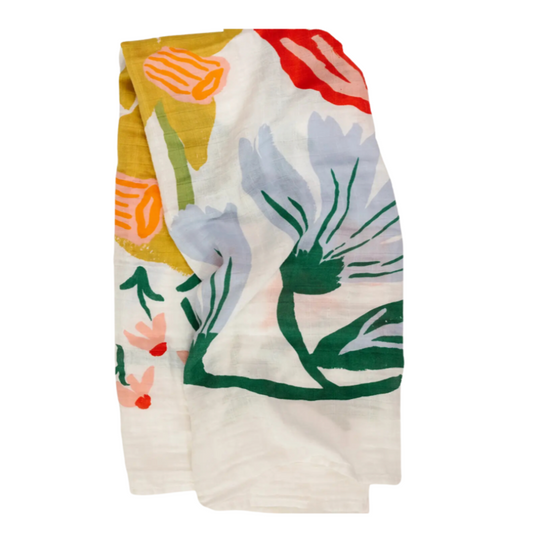 Cottage Garden Muslin Swaddle by Clementine Kids