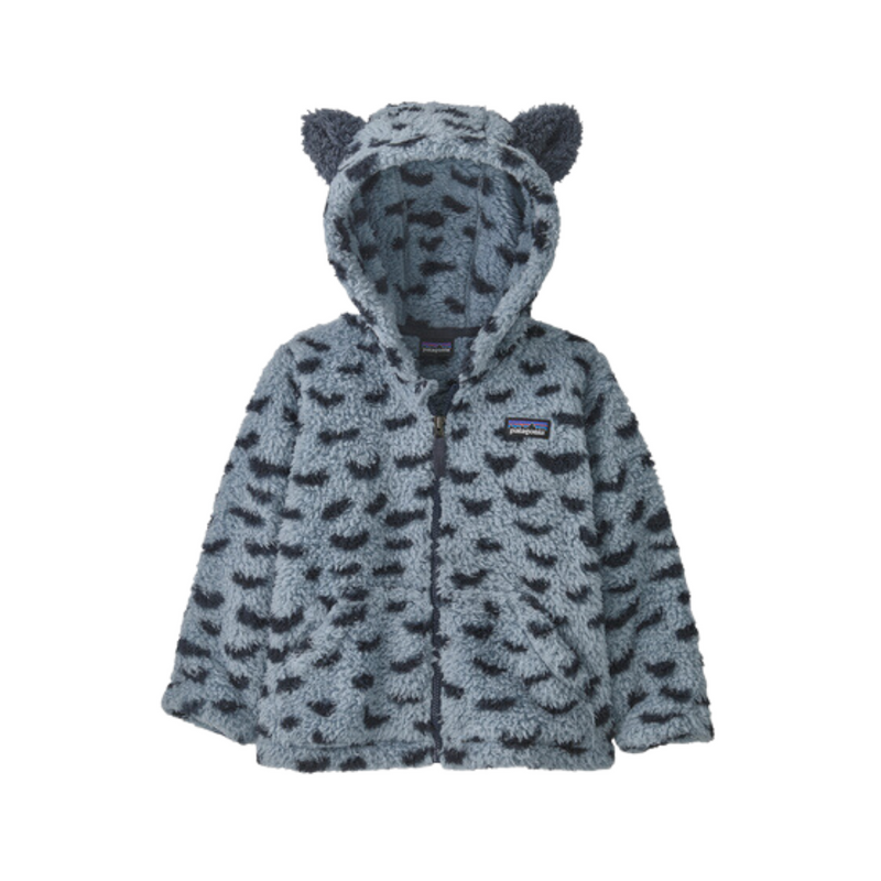 Baby Furry Friends Hoody - Snowy Light Plume Grey by Patagonia FINAL SALE