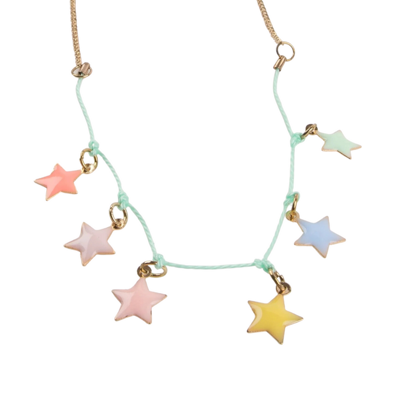 Enamel Star Necklace by Meri Meri