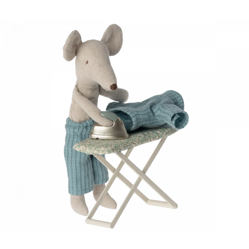Iron and Ironing Board, Mouse by Maileg