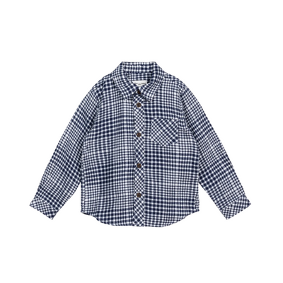 Brushed Flannel Checkered Shirt by miles the label. FINAL SALE