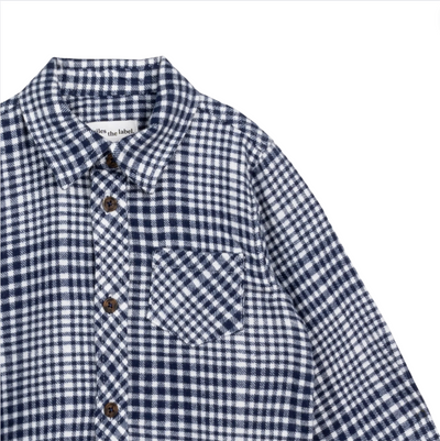 Brushed Flannel Checkered Shirt by miles the label. FINAL SALE