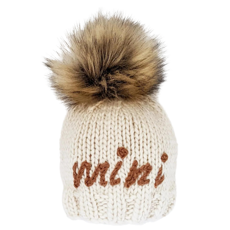 Mini Knit Hat - Pecan by Huggalugs