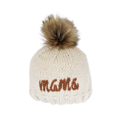 Mama Knit Hat - Pecan by Huggalugs