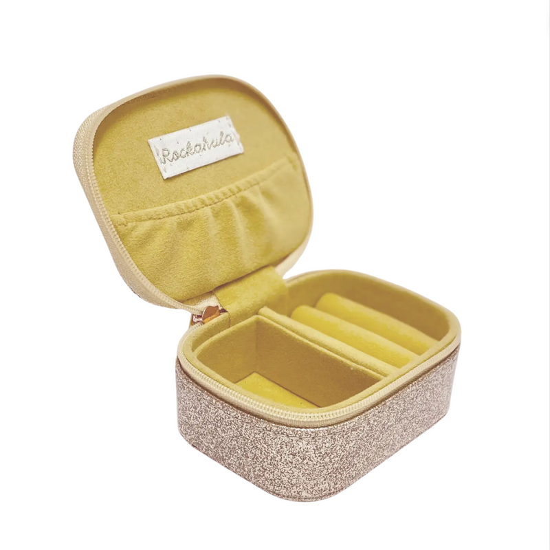 Razzle Dazzle Mini Jewellery Box - Gold - The Brass Owl