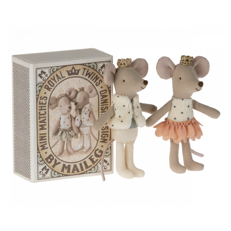 Royal Twins in Box, Little Brother and Sister - Rose by Maileg